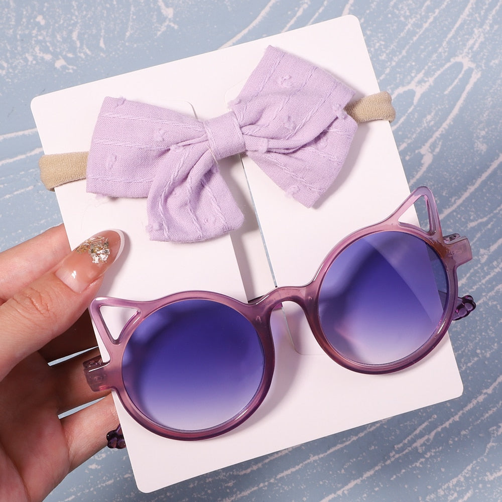 Children's Sunglasses And Hairband Set