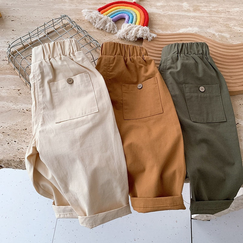 Boys Cargo Trousers