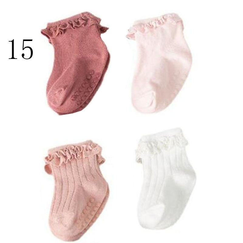 Girls Frilly Socks