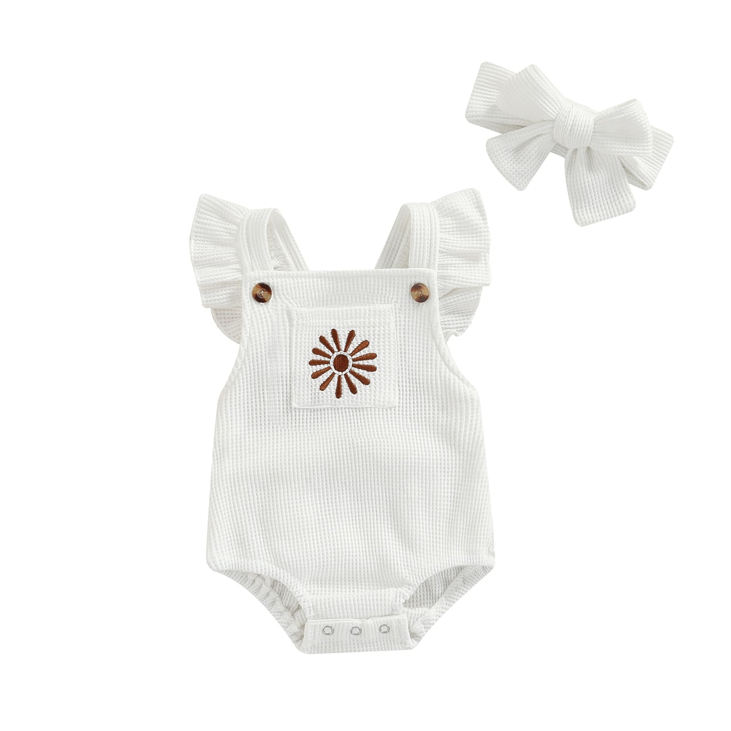 Sun Print Baby Romper