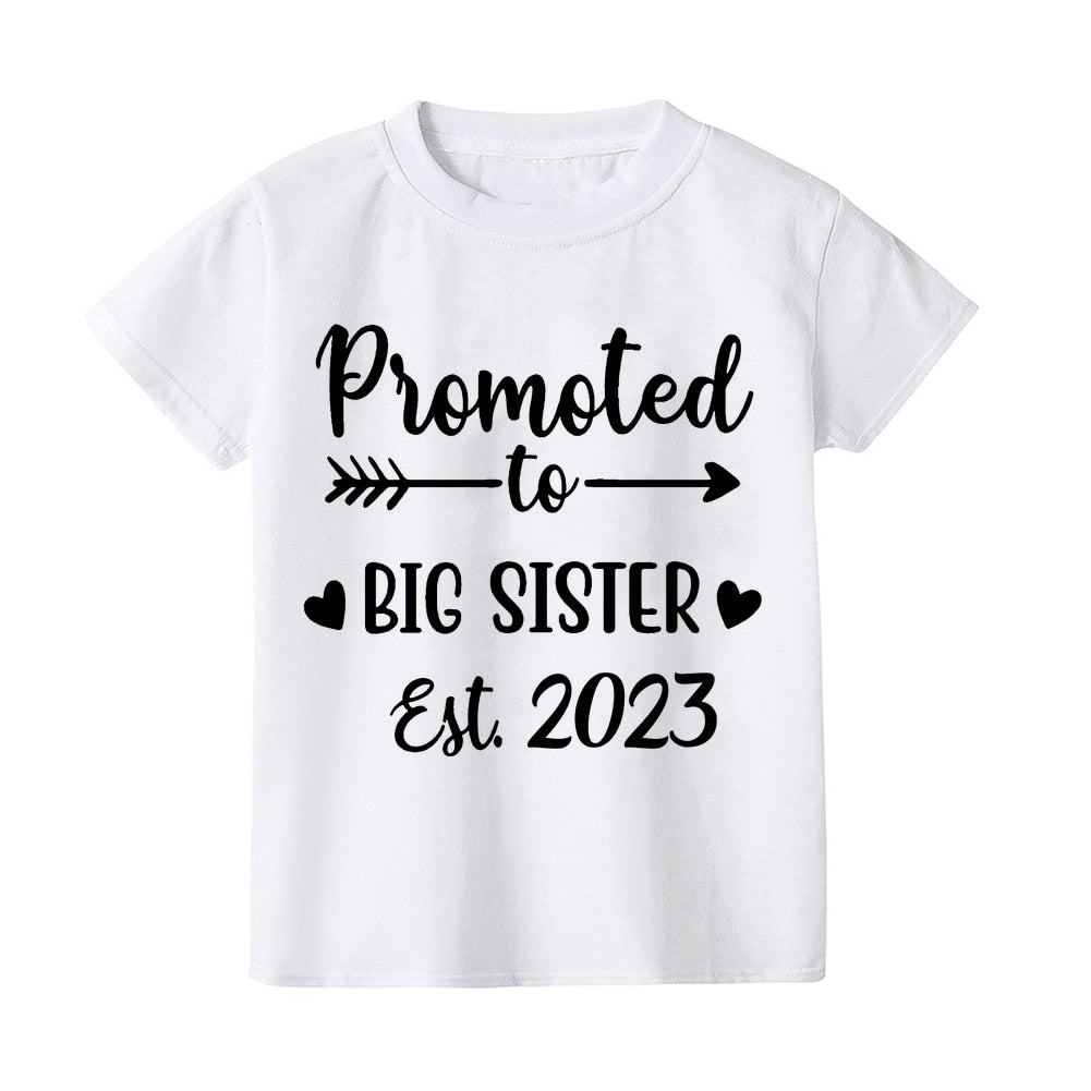 Being Promoted To Big Sister/Brother 2023 Kids T-Shirt