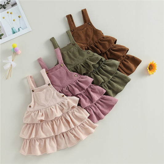 Girls Ruffle Summer Dress