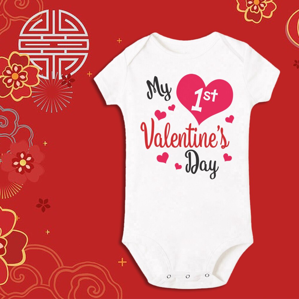 My First Valentine Baby Vest