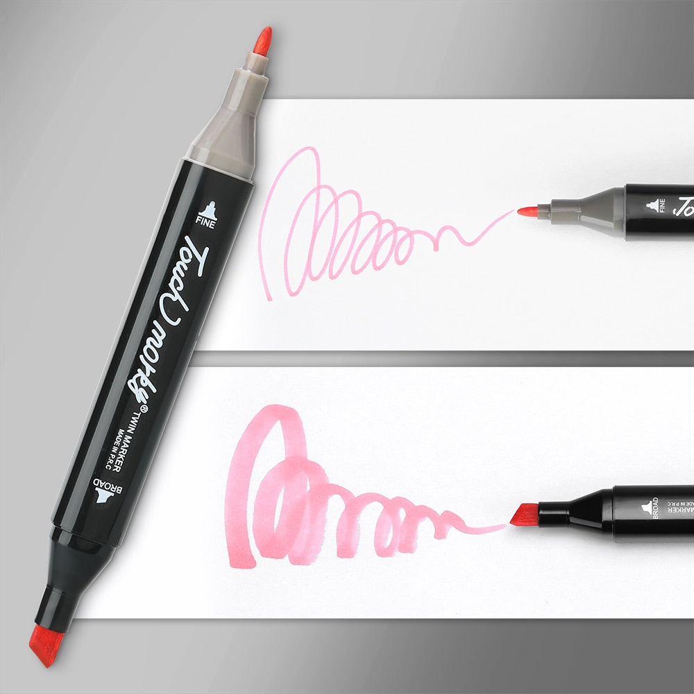 Amazing Dual Brush Marker Pens