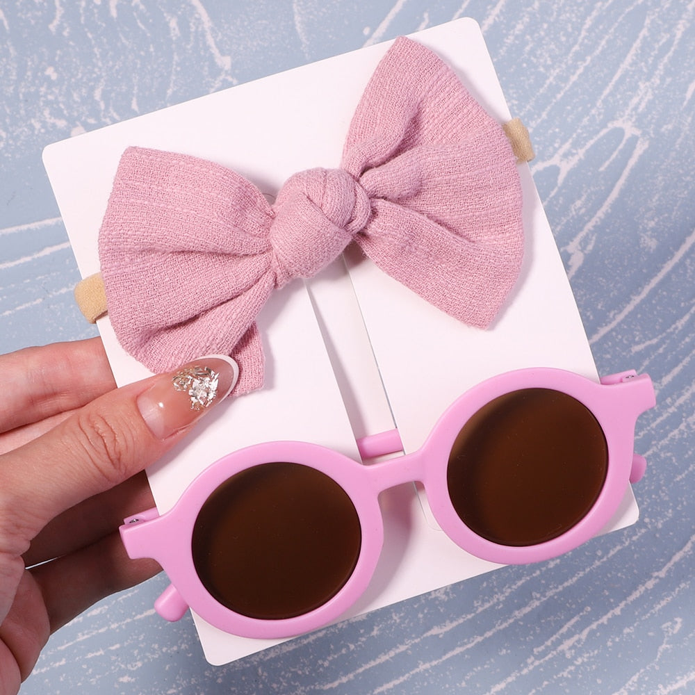 Children's Sunglasses And Hairband Set