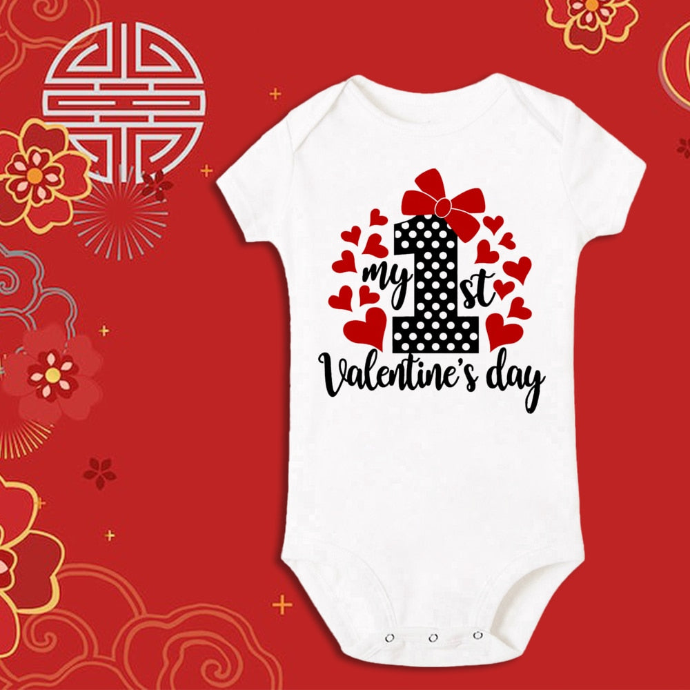 My First Valentine Baby Vest