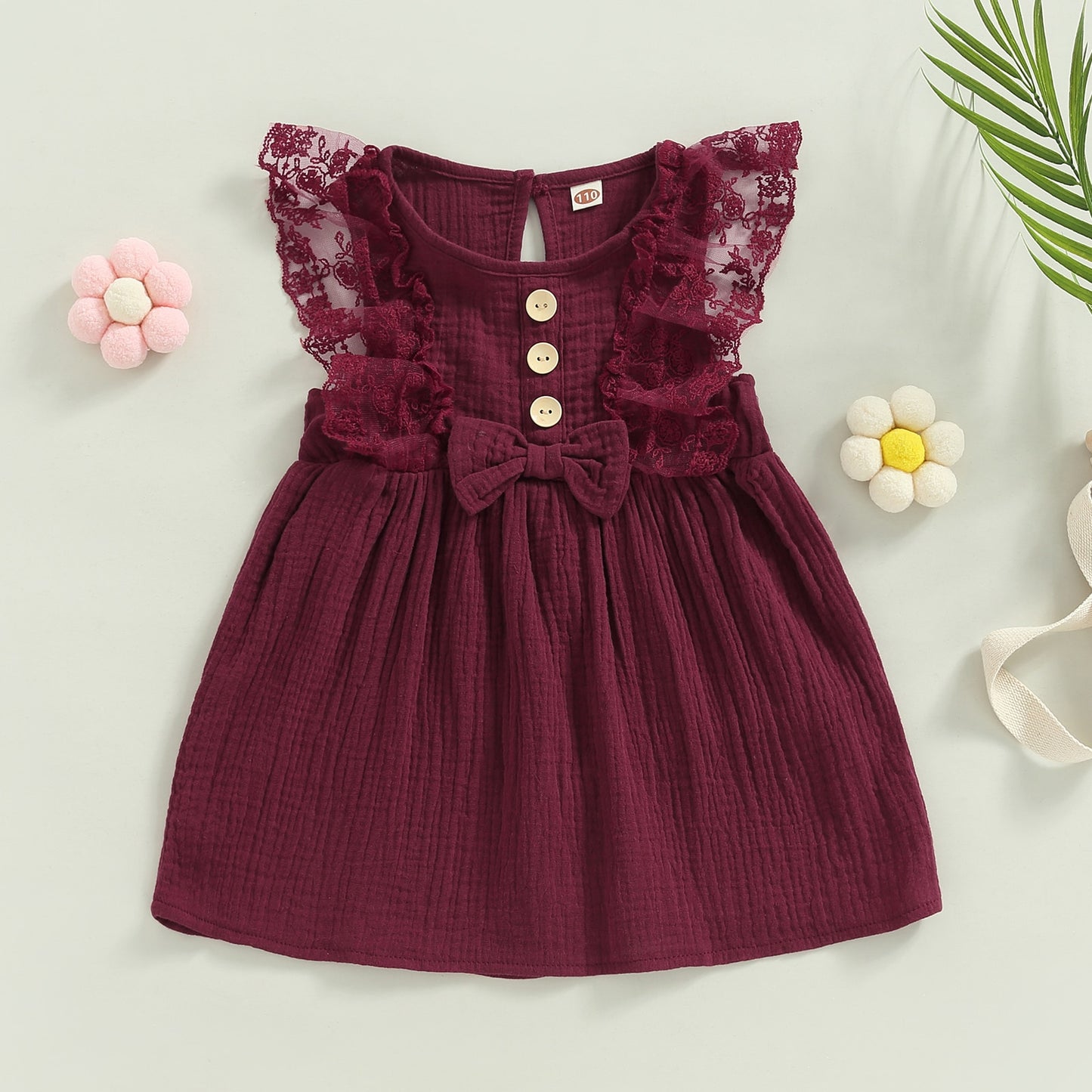 Girls Ruffle Summer Dress