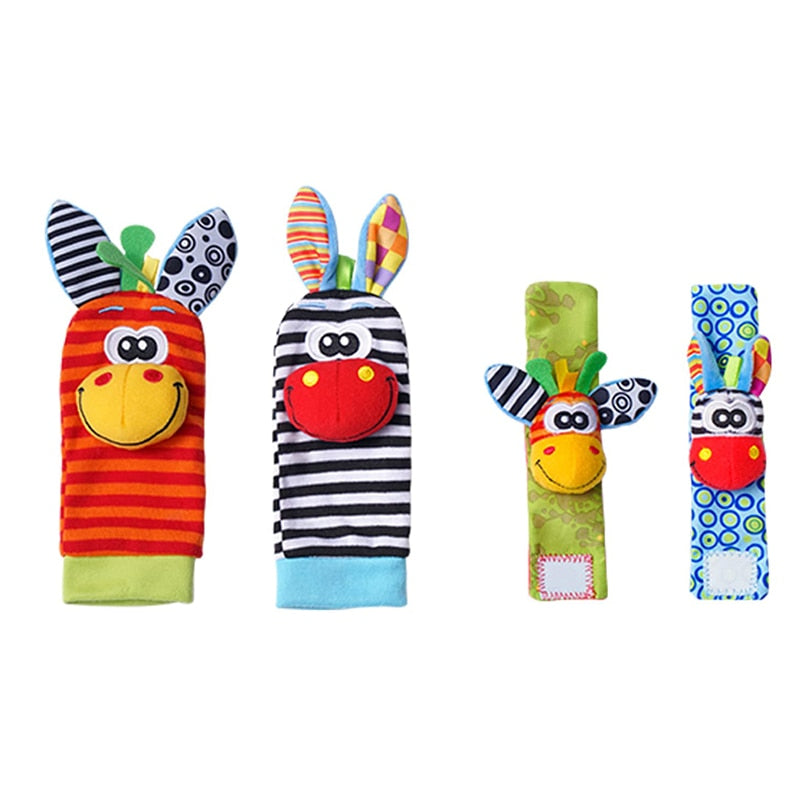 Baby Wrist Rattle Set