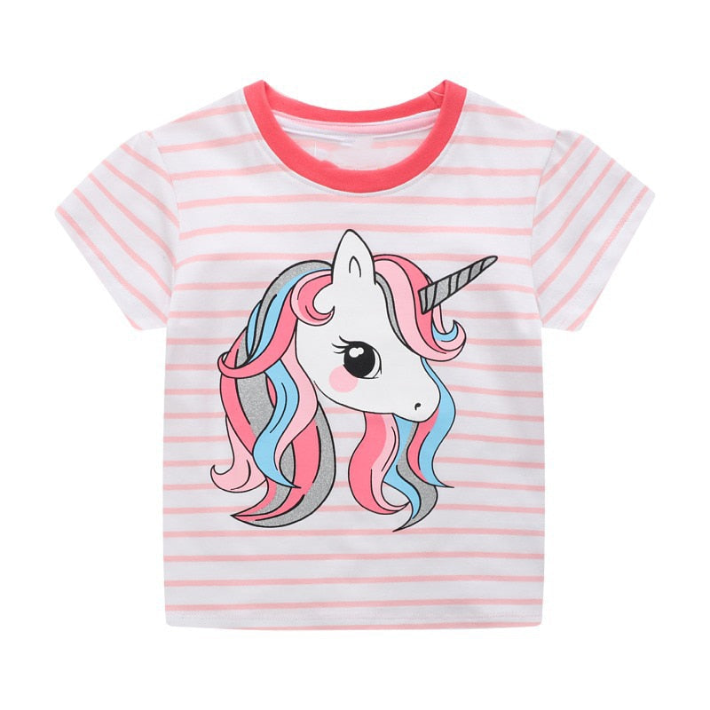 Cotton T-shirt Short Sleeve 2-7 Years