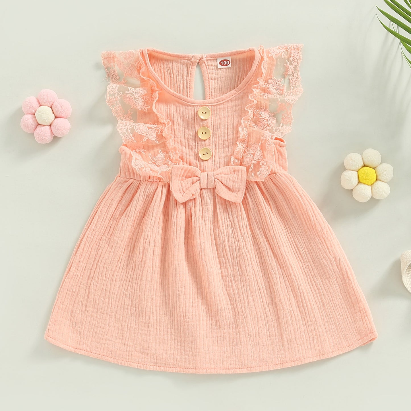 Girls Ruffle Summer Dress