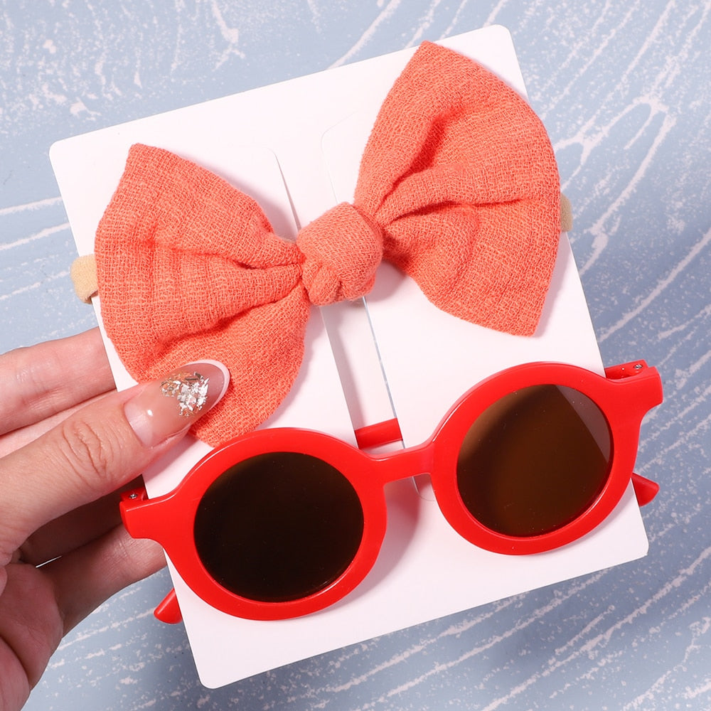 Children's Sunglasses And Hairband Set