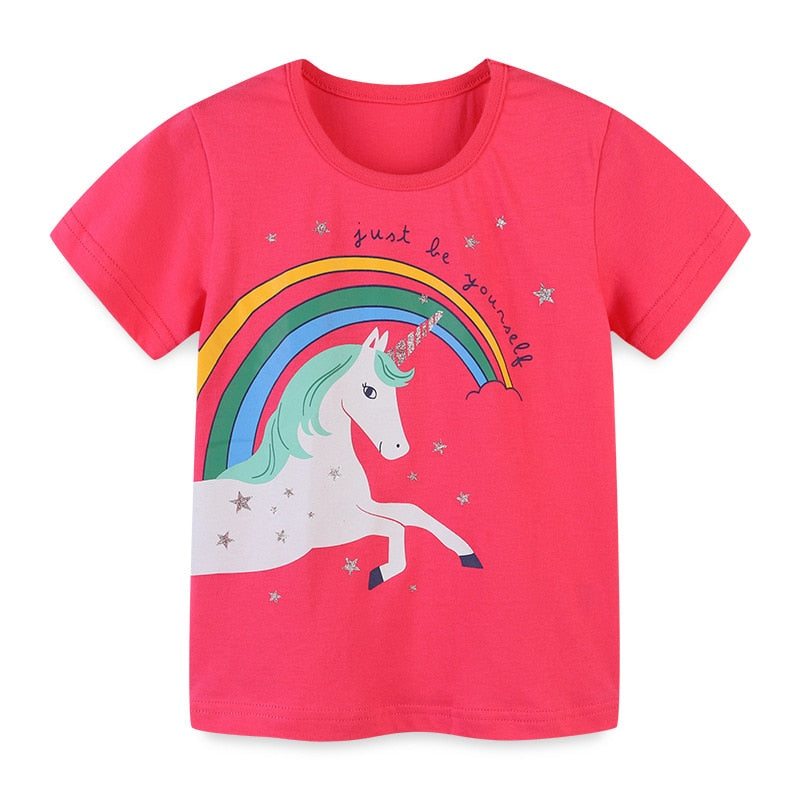 Cotton T-shirt Short Sleeve 2-7 Years