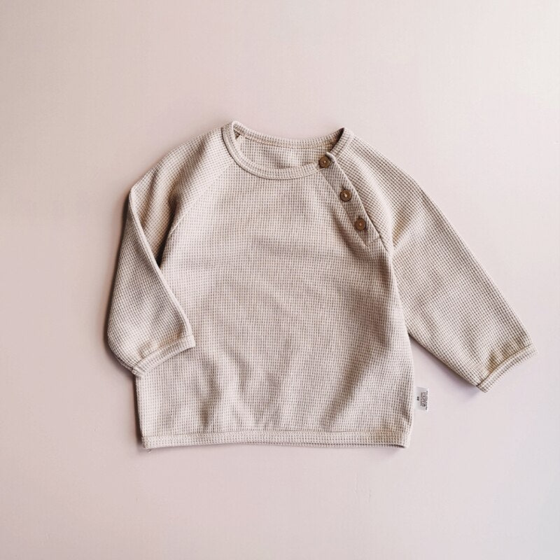 Waffle Cotton Jumper