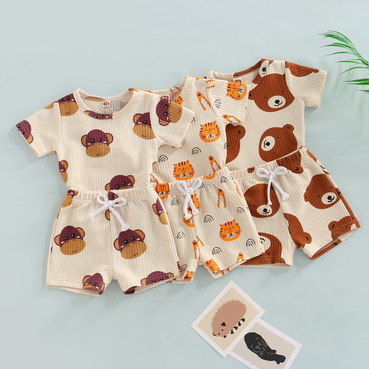 Animal Boys Short and Top Set