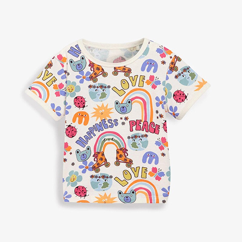 Cotton T-shirt Short Sleeve 2-7 Years