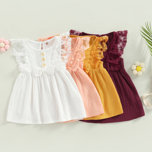 Girls Ruffle Summer Dress