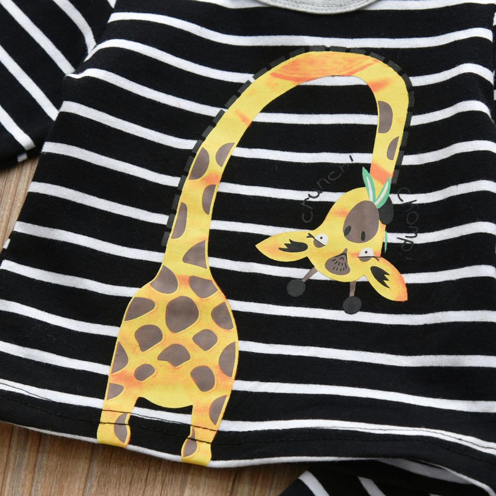 Giraffe Long Sleeve Clothing Set