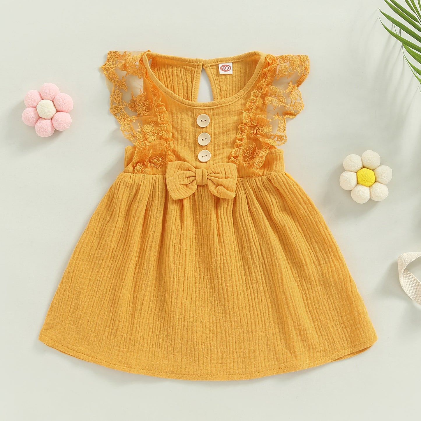 Girls Ruffle Summer Dress