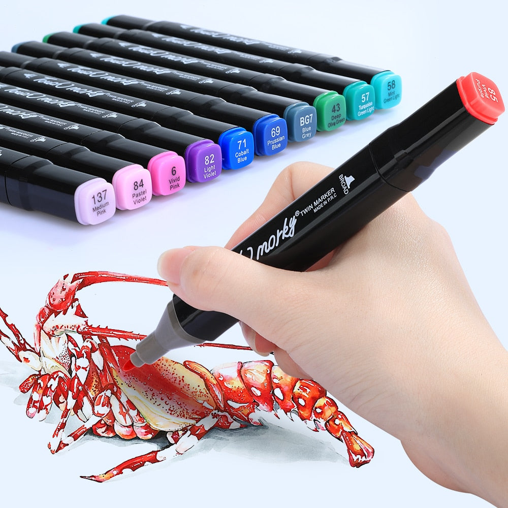 Amazing Dual Brush Marker Pens