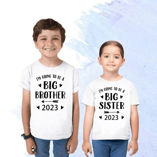 Being Promoted To Big Sister/Brother 2023 Kids T-Shirt