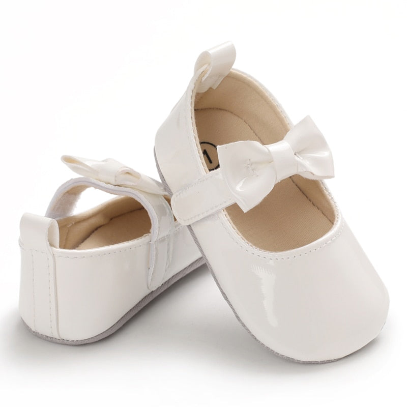 Bow Flat Baby Shoes 0-18M