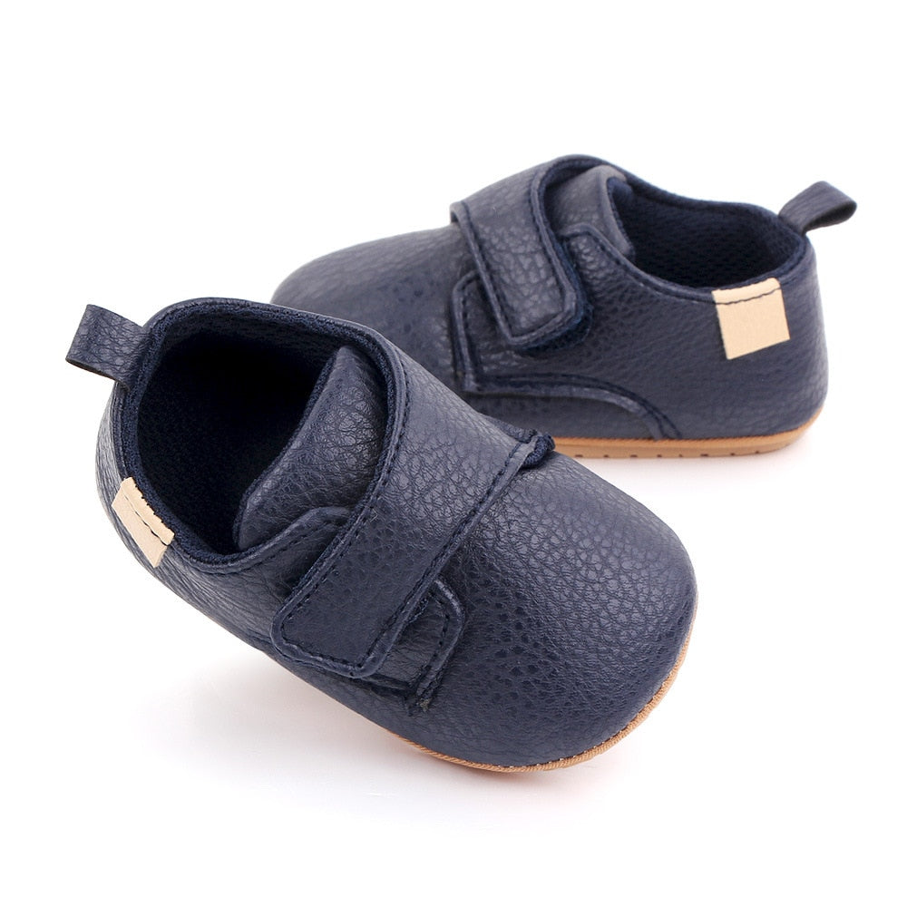 Leather Rubber Sole Anti-slip 0-18 Months