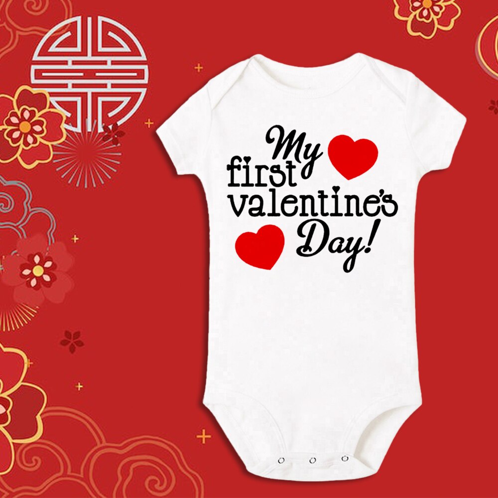 My First Valentine Baby Vest