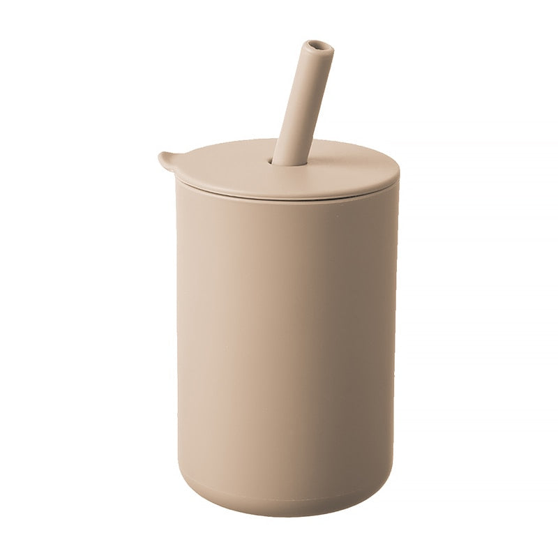 Silicone 150ml Cup With Straw