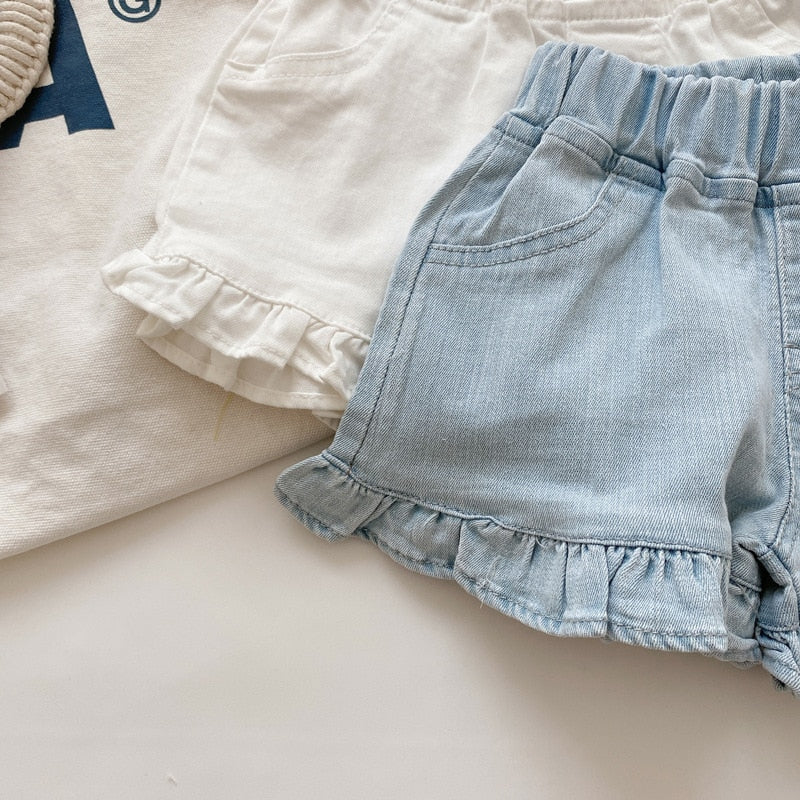 Girls Ruffle Shorts