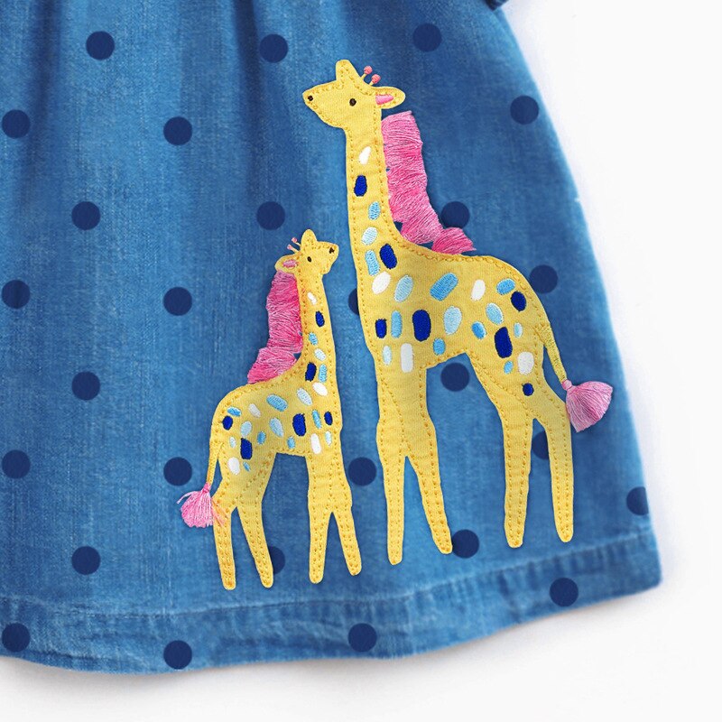 Girls Summer Giraffe Dress