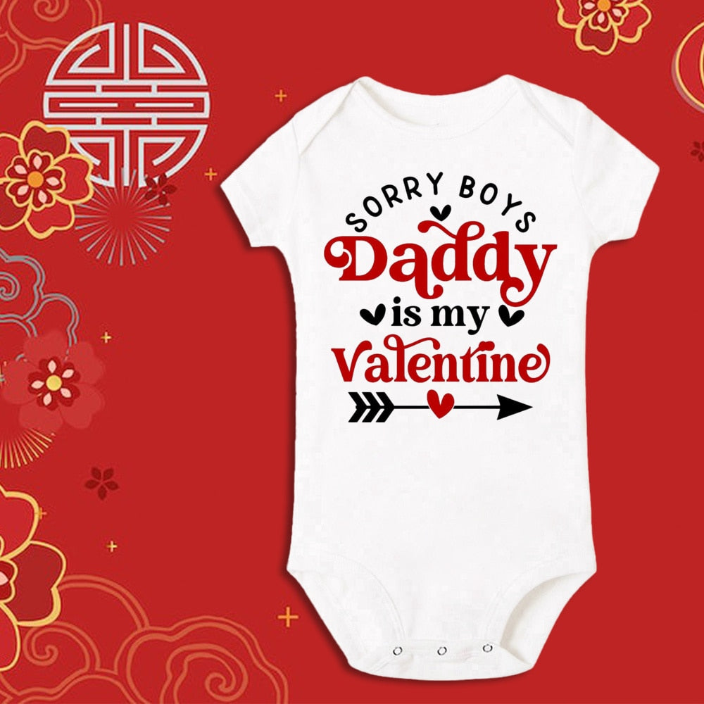 My First Valentine Baby Vest