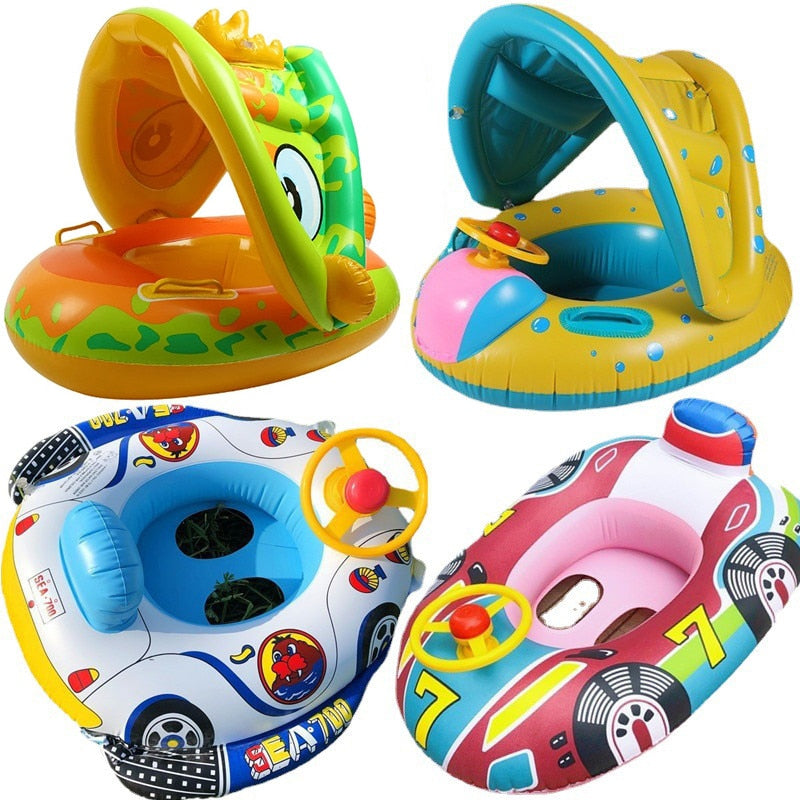 Baby inflatable seat swimming