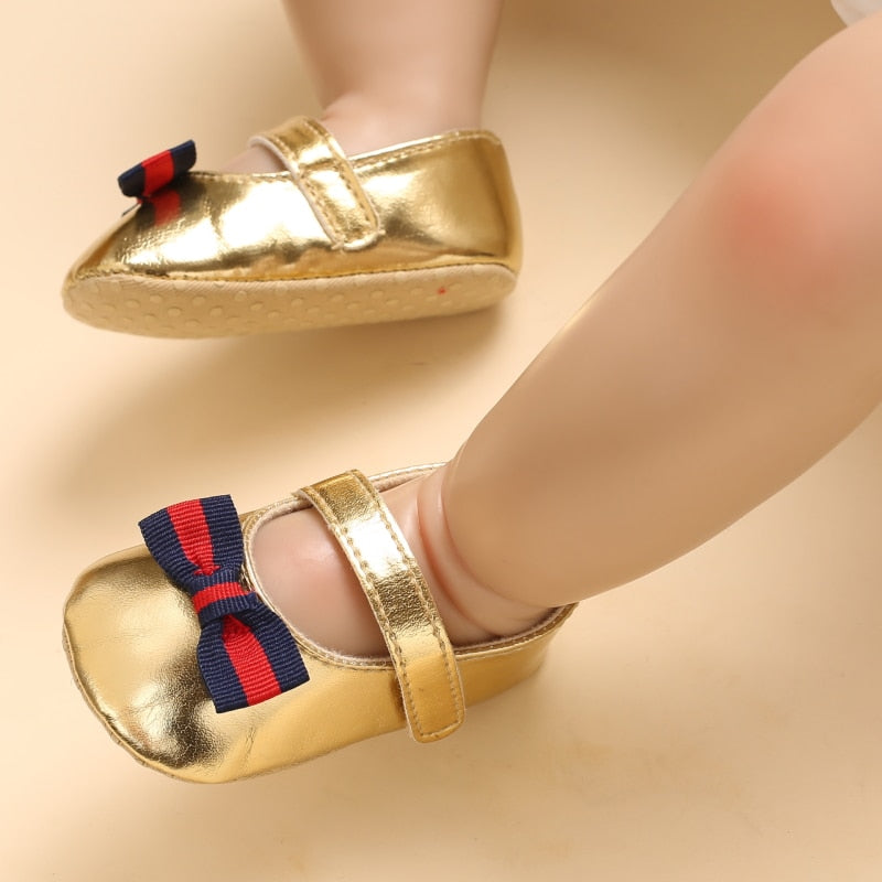 Bow Flat Baby Shoes 0-18M