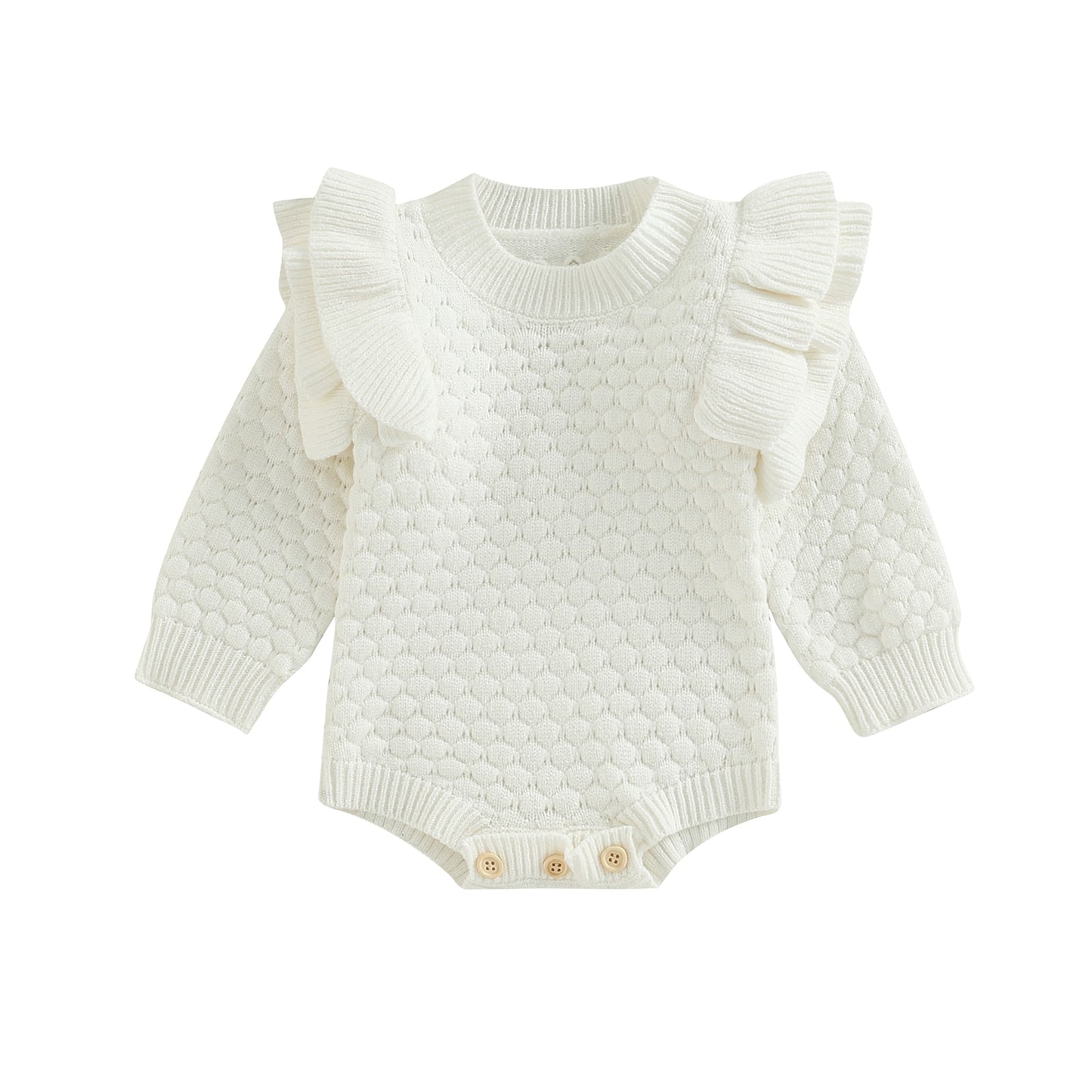 Baby Girl Knitted Romper